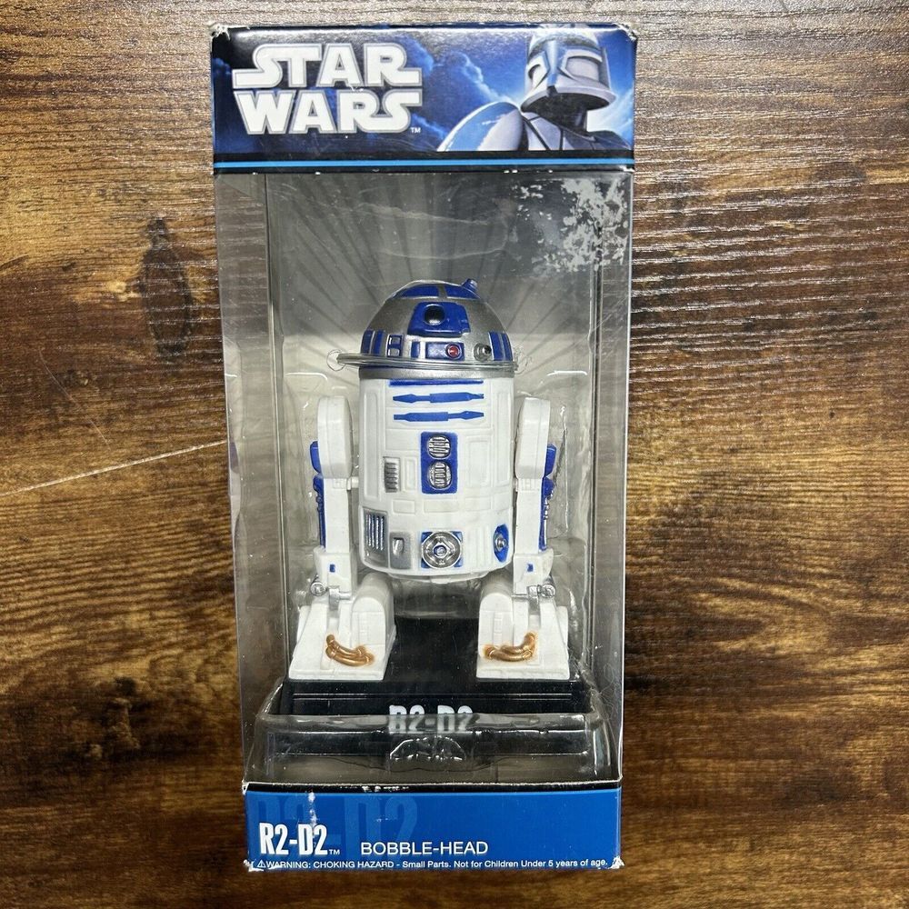 Star Wars R2-D2 Wacky Wobbler Bobble-Head (JJL 111119) R2D2 Bobblehead‎ - In Box